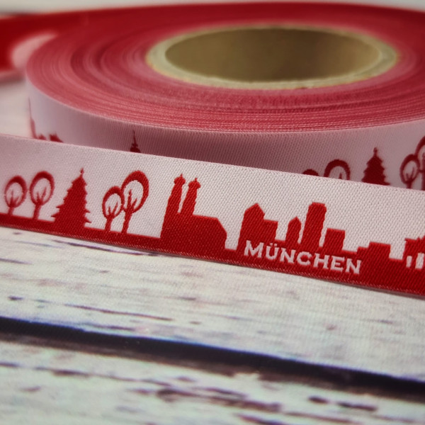 Webband | München | rot/weiß