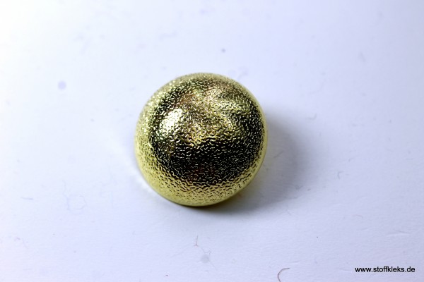 Knopf | Kunststoff | gold shine | 2,2 cm