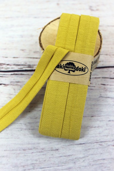 Bias Jersey Schrägband/Einfassband | 40 / 20mm | 3m | Nr. 032 | helle Kiwi