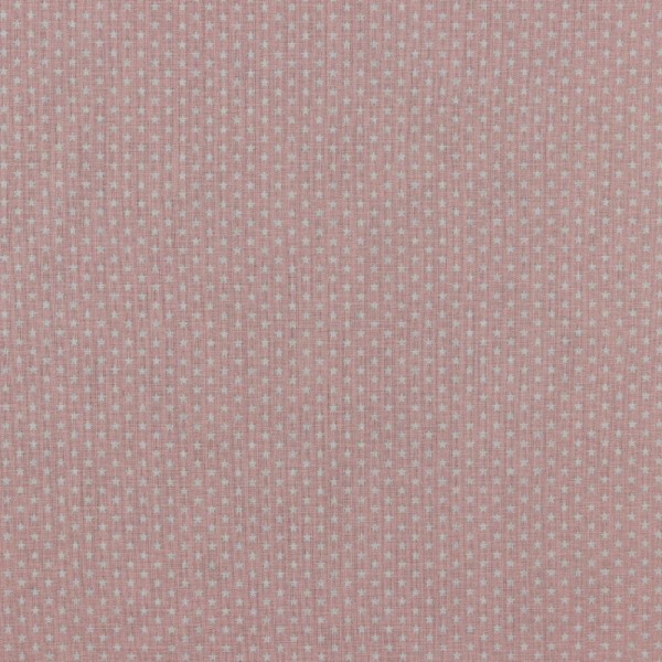 Baumwolle | bedruckt | 4mm little stars | alt rosa