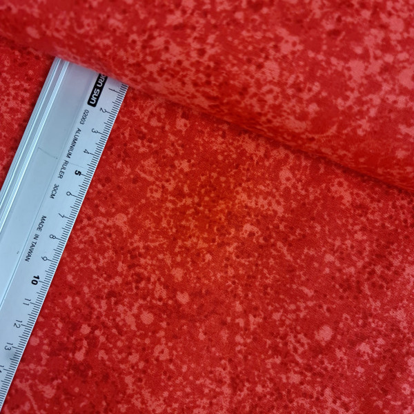 Baumwolle | bedruckt | batik klein | rot