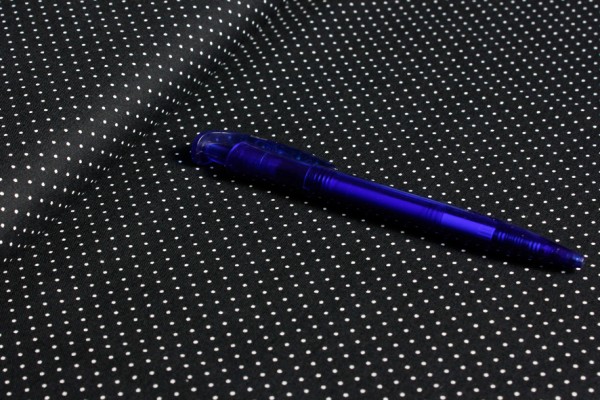 Baumwolle | bedruckt | 1mm Punkte | schwarz/weiss
