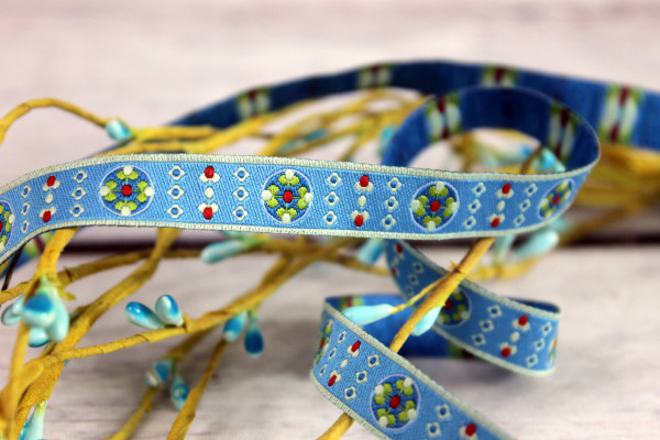 Webband | LUCKY | blau