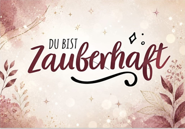 Postkarte "Zauberhaft"