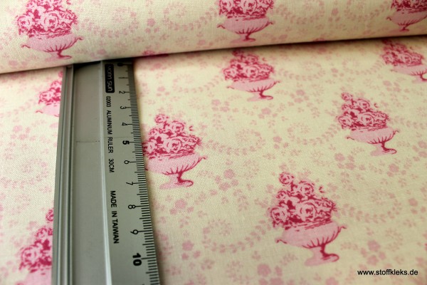 Baumwolle | bedruckt | Tilda Quilt Collection | Blumen | rosa