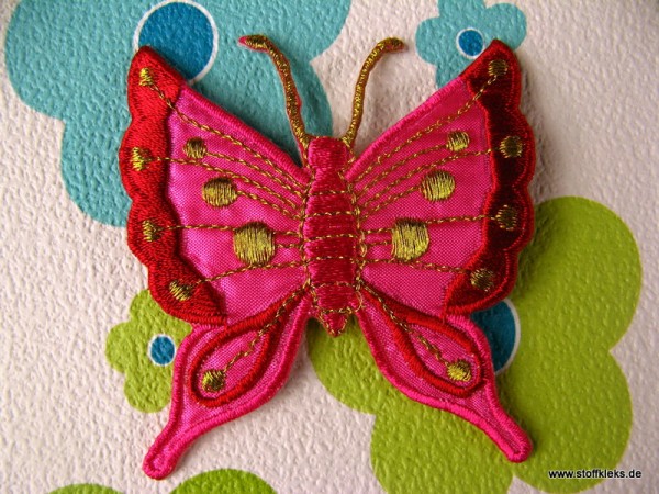 Applikation | Schmetterling | pink