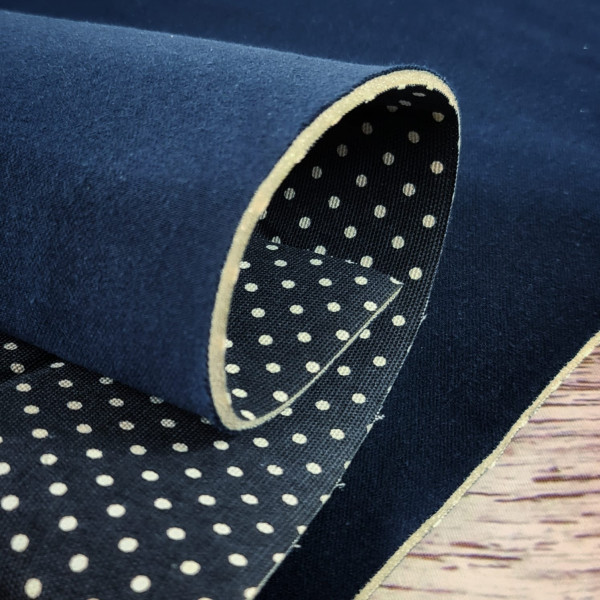 EcoBaFo | bedruckt | Pünktchen | dunkelblau