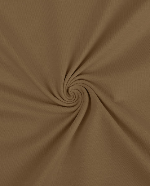 Jersey | Uni | dunkel beige