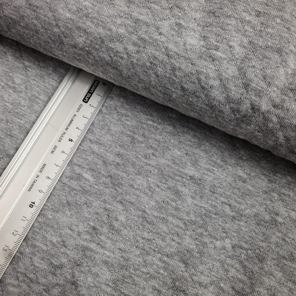 Waffle/Stepper/Quilt | Uni | grau melange