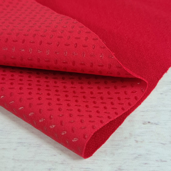 Silikon Grip | Anti - Rutsch - Stoffstück | rot