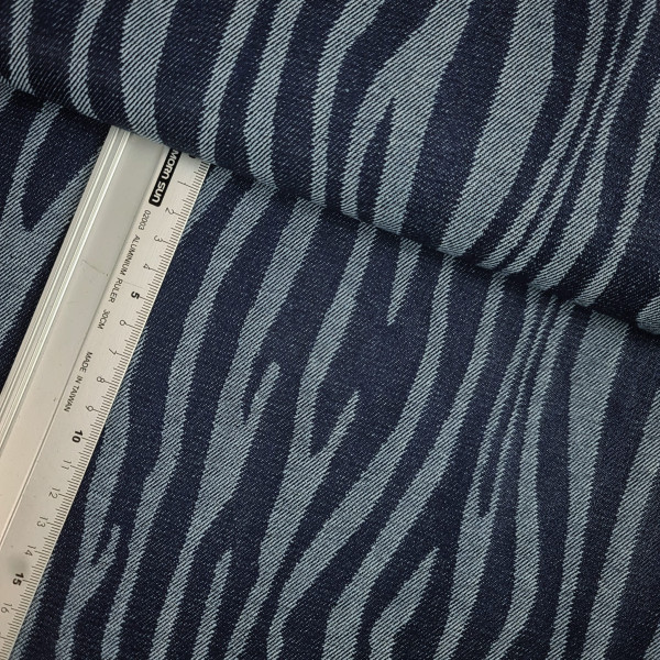 Jeans | bedruckt | animal skin | blau