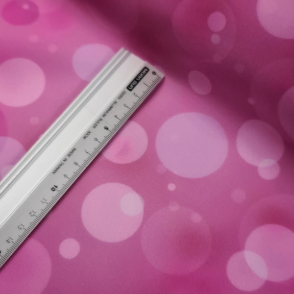 Outdoorstoff | bedruckt | Kreise | soft pink