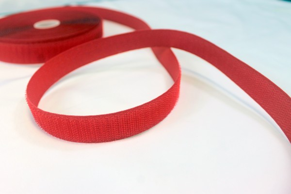 Hakenband | Klettband | 2cm | rot