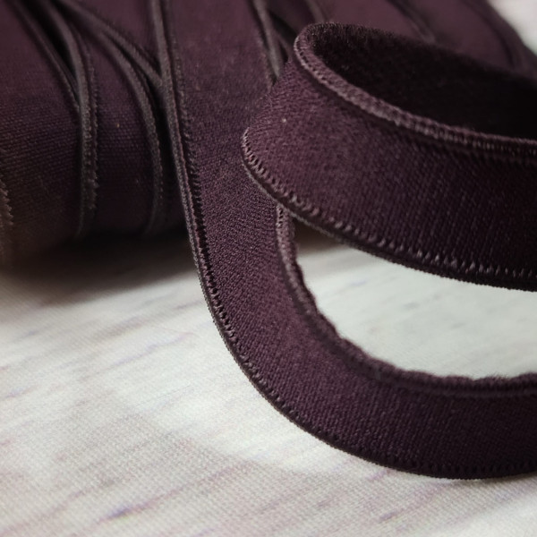 Gummiband | 15mm | aubergine