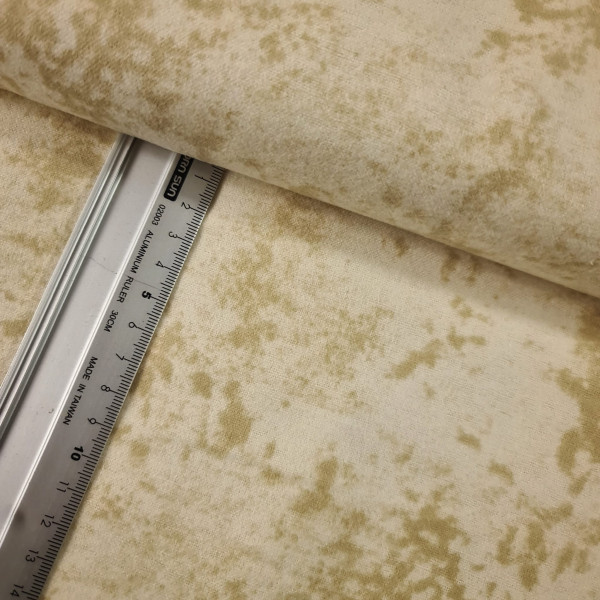 Baumwolle | Flanell | Batik | creme