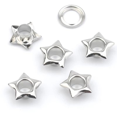 Ösen | Stern | 5mm | silber