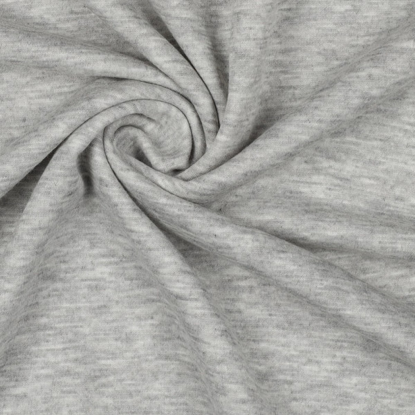 Alpenfleece | uni | hellgrau melange