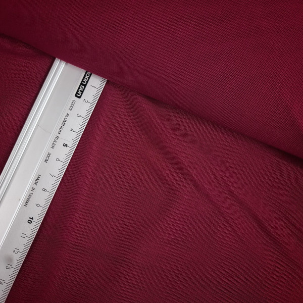 Feiner Mesh | Netzstoff | Futterstoff | bordeaux