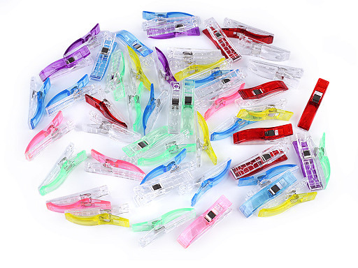 Wonderclips | Stoffklammern | long | bunt