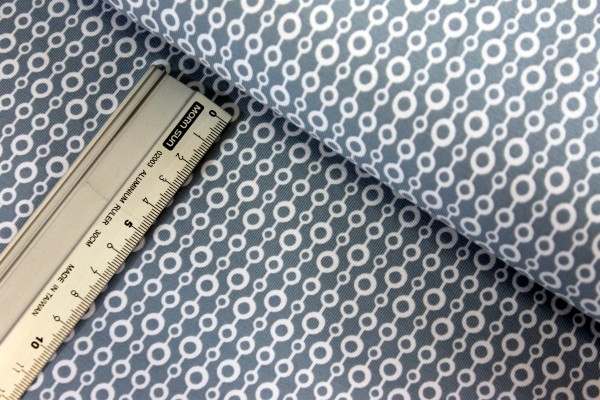 Jersey | bedruckt | Kreiskette | hellblau