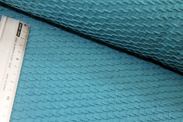 Baumwolle | Jacquards | petrol