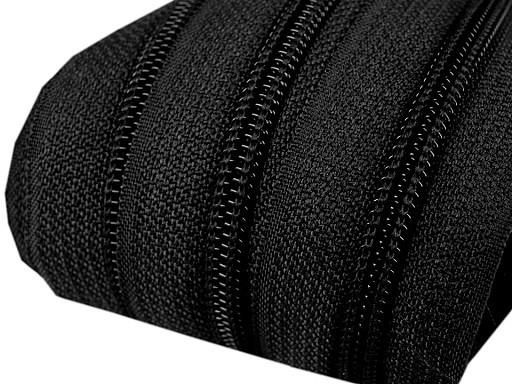 Reißverschluss | endlos | Spirale 3mm | schwarz | 332