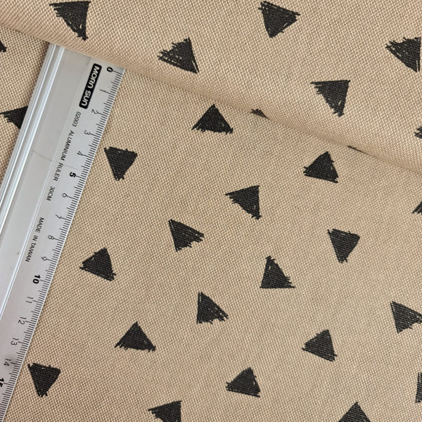 Canvas | Baumwolle | bedruckt | shabby triangle | natue
