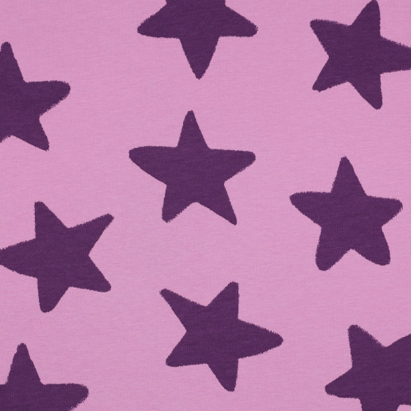 Soft Sweat | bedruckt | Stars | lila/flieder