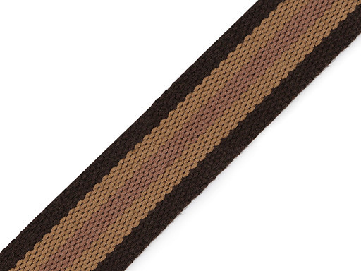 Gurtband | 40mm | natura | braun/beige