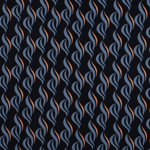 Viskose | elastisch | bedruckt | abstract | marine