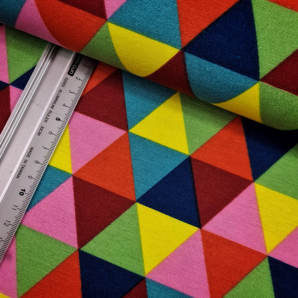 Canvas | Baumwolle | bedruckt | Mosaik | bunt