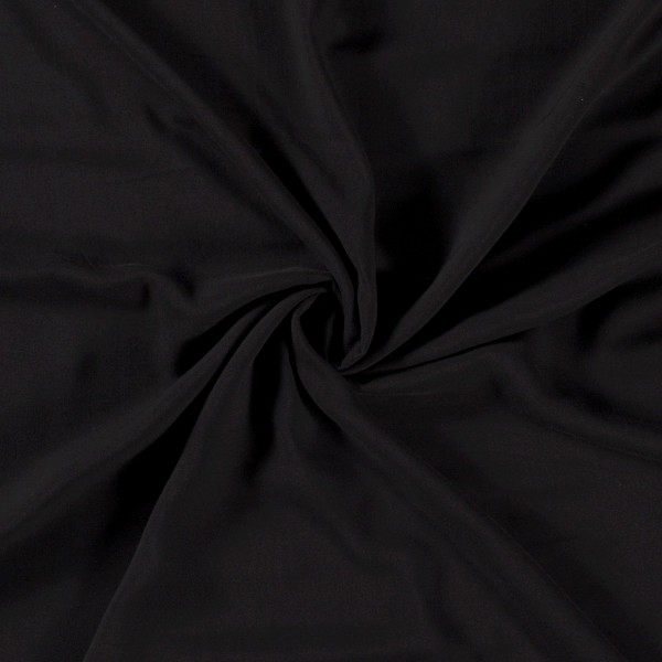 Viskose | Uni | schwarz