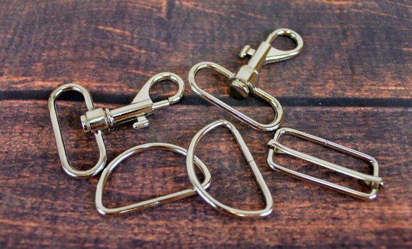 Karabiner - Set | 40mm | silber