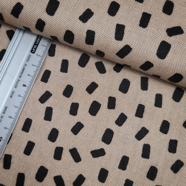 Canvas | Baumwolle | bedruckt | shabby shapes| natur