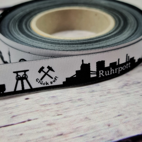Webband | Ruhrpott | schwarz/grau