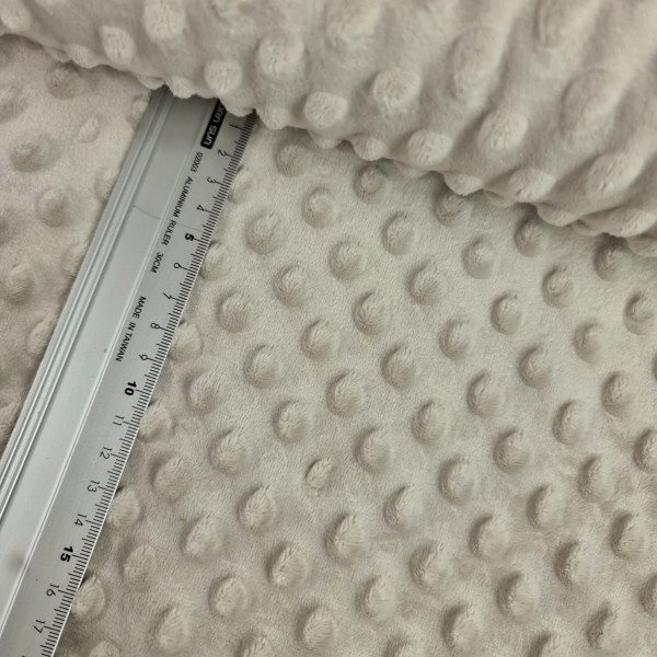 Minkifleece | dots | beige