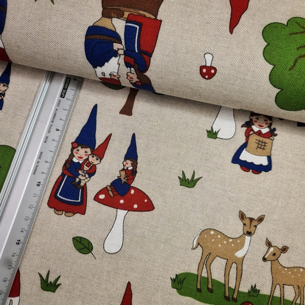 Canvas | Baumwolle | bedruckt | Waldfreunde | natur