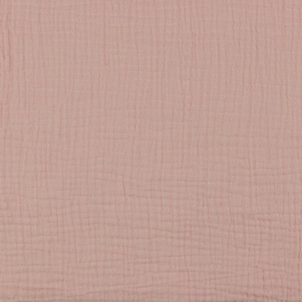 Baumwolle | double gauze/Musselin | Uni | altrosa
