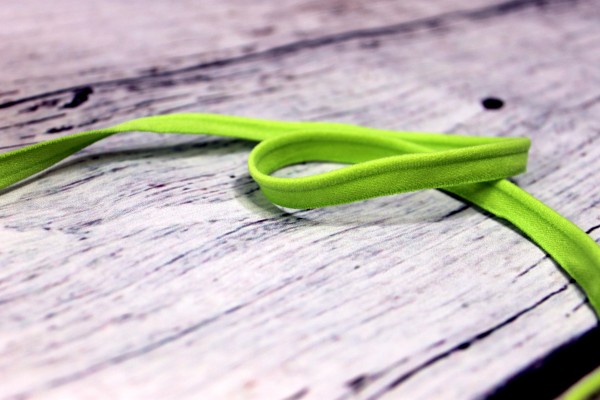 elastisches Paspelband | hellgrün | 1cm