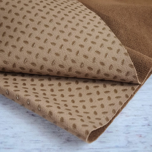 Silikon Grip | Anti - Rutsch - Stoffstück | ocker