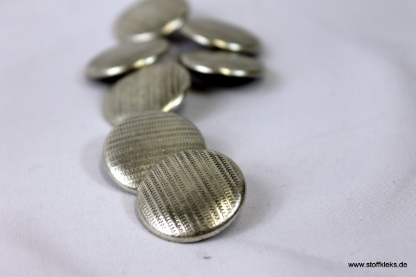 5 Metallknöpfe mit Öse | ca 2,3cm