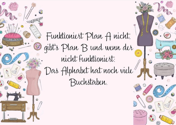 Postkarte "Plan A"