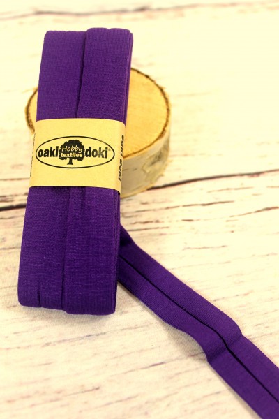 Bias Jersey Schrägband/Einfassband | 40 / 20mm | 3m | Nr. 947 | lila
