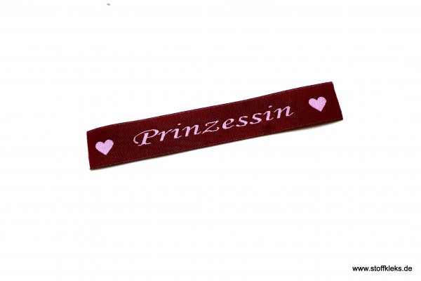 Applikation | Label | Prinzessin | Beere mit rosa | 1,5 cm