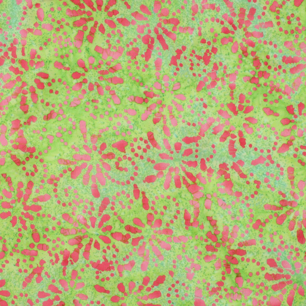 Baumwolle | handgefertigt | Batik | lime
