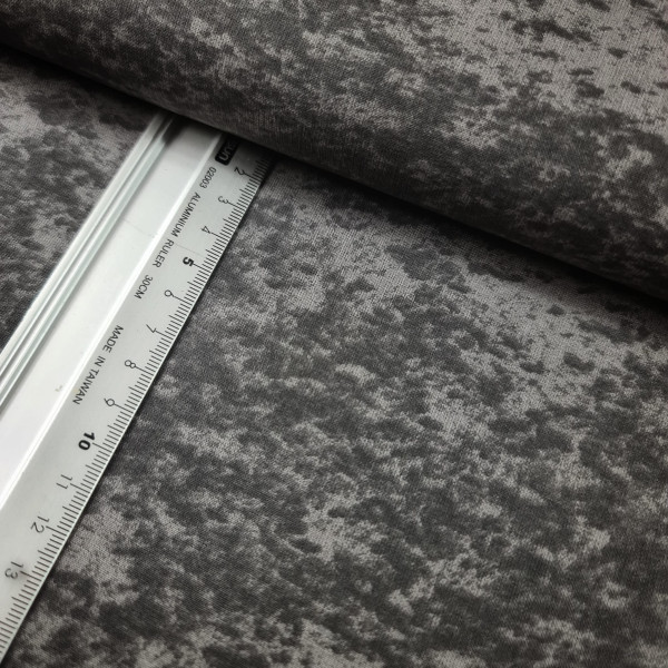 Baumwolle | bedruckt | tie - dye | dunkelgrau