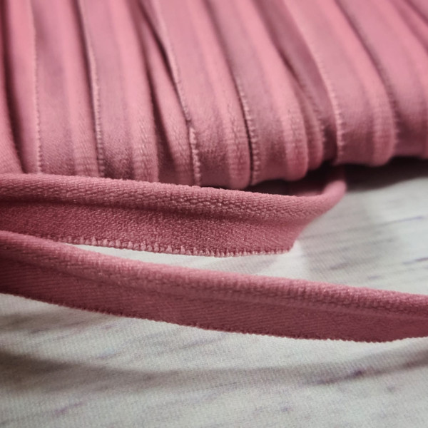 elastisches Paspelband | altrosa | 1cm