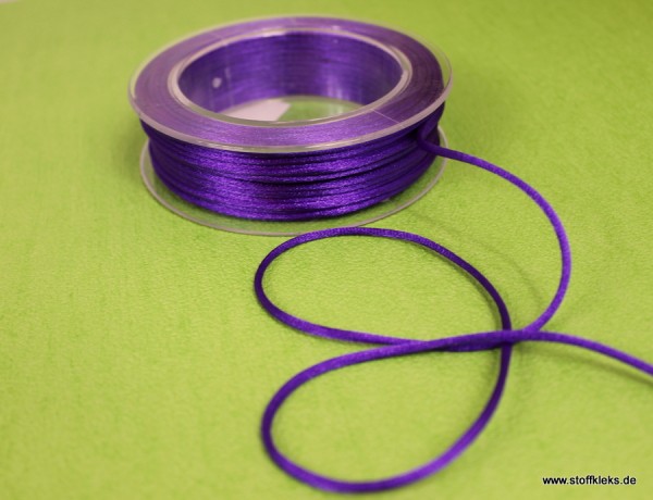 3m Satinband | Satinkordel | 3mm | lila