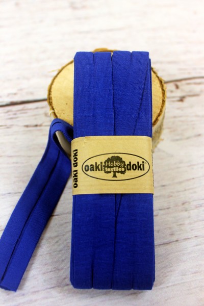 Bias Jersey Schrägband/Einfassband | 40 / 20mm | 3m | Nr. 240 | königsblau