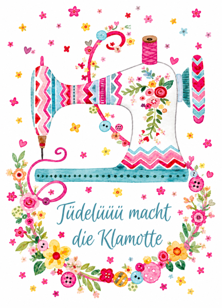 Postkarte "Tüdelüüü"